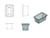 Container, Rectangular 16 oz