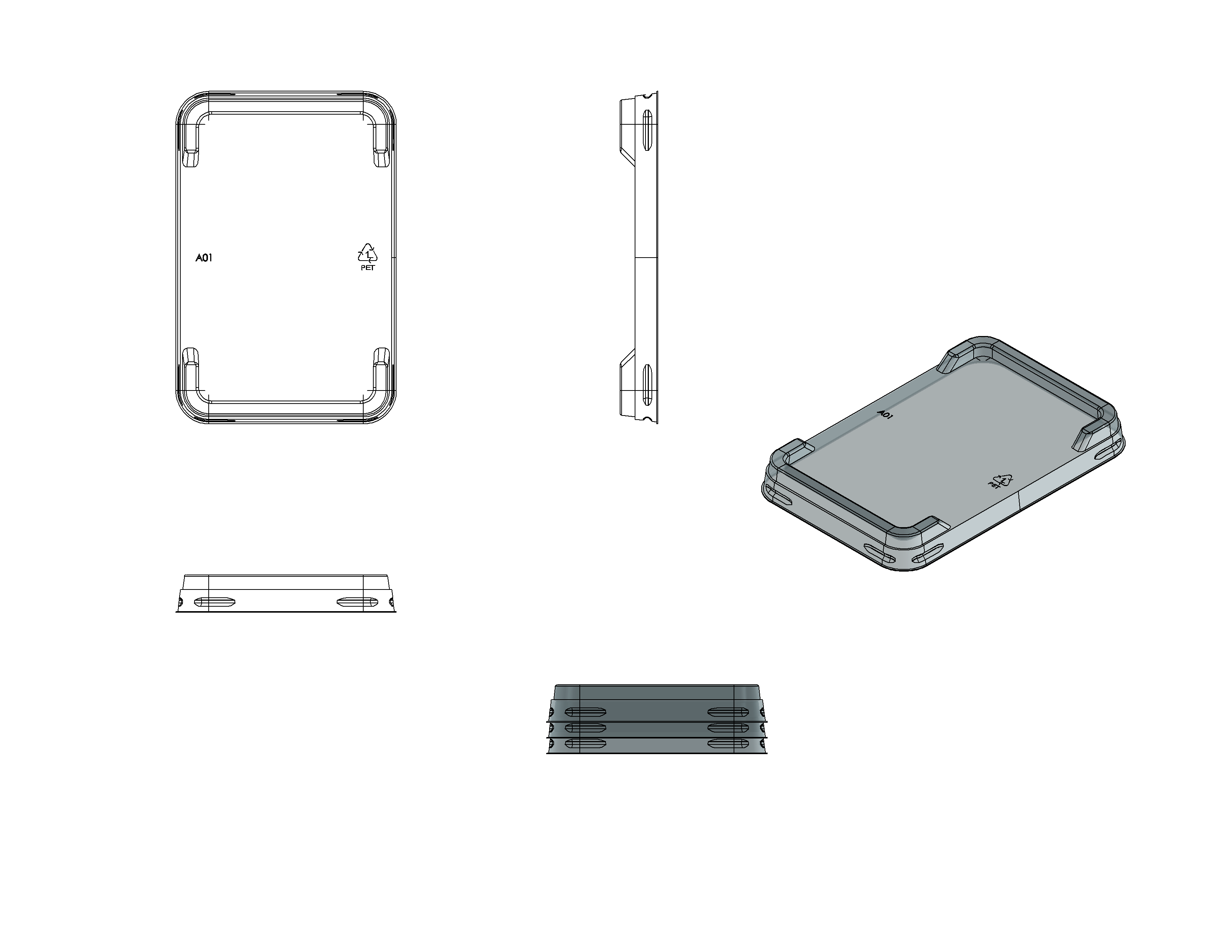Lid for 12/16oz